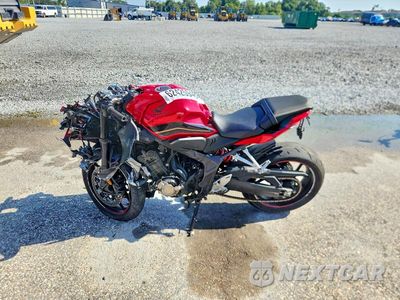 Trzecie zdjęcie samochodu z tyłu: 2023 HONDA CBR650 RA VIN:MLHRH0153P5400574 - miniatura