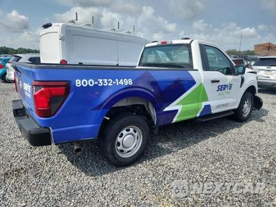 Trzecie zdjęcie samochodu z tyłu: 2024 FORD F150 XL VIN:1FTMF1L57RKD01895 - miniatura