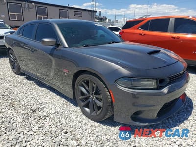 Czwarte zdjęcie samochodu z boku: 2019 DODGE CHARGER SCAT PACK VIN:2C3CDXGJ3KH579156 - miniatura