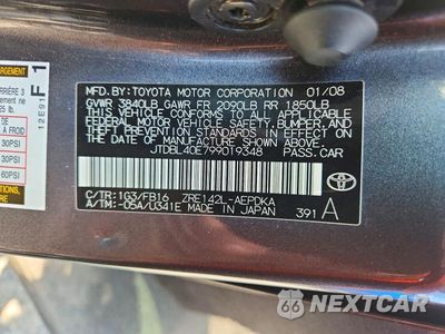 Zdjęcie 12 z 12 samochodu: 2009 TOYOTA COROLLA LE VIN:JTDBL40E799019348 - miniatura