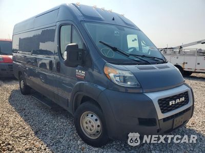 Czwarte zdjęcie samochodu z boku: 2021 RAM PROMASTER 3500 DELIVERY VAN VIN:3C6FRVJG5ME503231 - miniatura