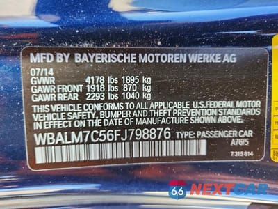 Zdjęcie 12 z 12 samochodu: 2015 BMW Z4 SDRIVE35I VIN:WBALM7C56FJ798876 - miniatura