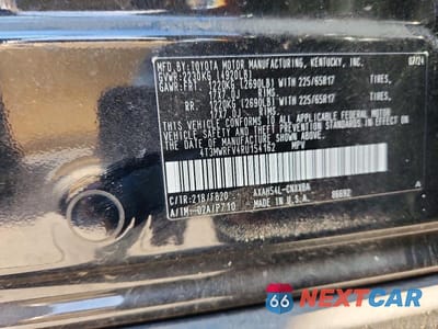 Zdjęcie 13 z 13 samochodu: 2024 TOYOTA RAV4 LE VIN:4T3MWRFV4RU154162 - miniatura