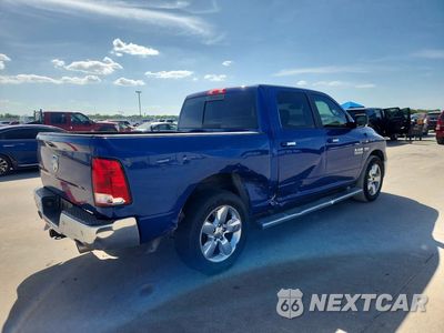 Trzecie zdjęcie samochodu z tyłu: 2017 RAM 1500 SLT VIN:3C6RR6LT9HG658985 - miniatura