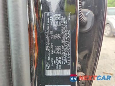 Zdjęcie 13 z 13 samochodu: 2024 HYUNDAI TUCSON SEL VIN:5NMJFCDE6RH366309 - miniatura