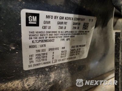 Zdjęcie 13 z 13 samochodu: 2021 CHEVROLET TRAX 1LT VIN:KL7CJPSB2MB340422 - miniatura