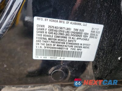 Zdjęcie 14 z 14 samochodu: 2017 ACURA MDX TECHNOLOGY VIN:5FRYD4H51HB027119 - miniatura