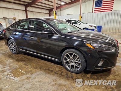 Czwarte zdjęcie samochodu z boku: 2019 HYUNDAI SONATA LIMITED TURBO VIN:5NPE34AB0KH729254 - miniatura