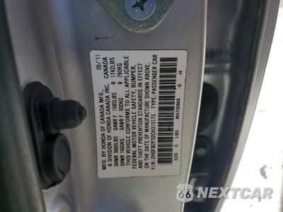 Zdjęcie 12 z 12 samochodu: 2012 HONDA CIVIC LX VIN:2HGFB2F52CH315175 - miniatura
