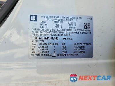 Zdjęcie 13 z 13 samochodu: 2023 BUICK ENVISION PREFERRED VIN:LRBAZLR42PD019345 - miniatura