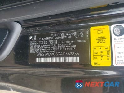 Zdjęcie 12 z 12 samochodu: 2010 BMW M3 VIN:WBSWD9C53AP362853 - miniatura