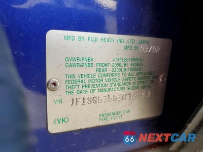 Zdjęcie 12 z 12 samochodu: 2003 SUBARU FORESTER 2.5X VIN:JF1SG63663H704951 - miniatura