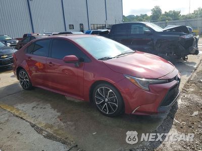 Czwarte zdjęcie samochodu z boku: 2022 TOYOTA COROLLA LE VIN:JTDEPMAE5NJ218035 - miniatura