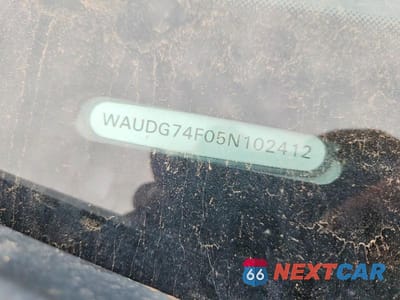 Zdjęcie 12 z 12 samochodu: 2005 AUDI A6 3.2 QUATTRO VIN:WAUDG74F05N102412 - miniatura