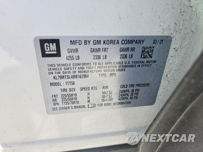 Zdjęcie 13 z 13 samochodu: 2021 CHEVROLET TRAILBLAZER RS VIN:KL79MTSL4MB162984 - miniatura