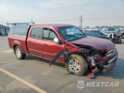 Czwarte zdjęcie samochodu z boku: 2006 TOYOTA TUNDRA DOUBLE CAB SR5 VIN:5TBDT44196S522885 - miniatura