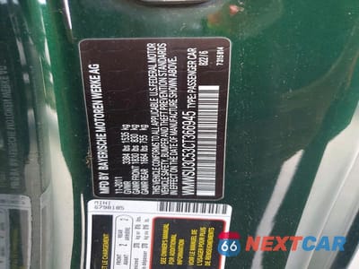 Zdjęcie 12 z 12 samochodu: 2012 MINI COOPER VIN:WMWSU3C53CT366945 - miniatura
