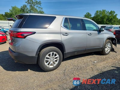 Trzecie zdjęcie samochodu z tyłu: 2024 CHEVROLET TRAVERSE LIMITED LS VIN:1GNETTKW6RJ131934 - miniatura