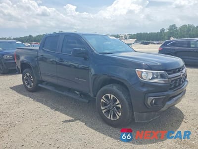 Czwarte zdjęcie samochodu z boku: 2021 CHEVROLET COLORADO Z71 VIN:1GCGTDEN6M1264745 - miniatura