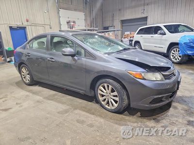 Czwarte zdjęcie samochodu z boku: 2012 HONDA CIVIC EX VIN:2HGFB2F81CH317302 - miniatura