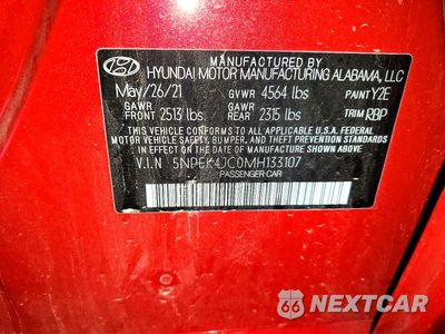 Zdjęcie 13 z 13 samochodu: 2021 HYUNDAI SONATA N LINE VIN:5NPEK4JC0MH133107 - miniatura