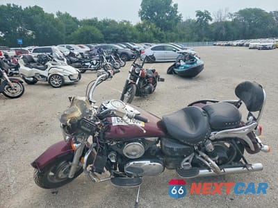 Trzecie zdjęcie samochodu z tyłu: 2007 KAWASAKI VN1600 D VIN:JKBVNKD177A011867 - miniatura