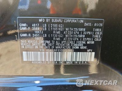 Zdjęcie 13 z 13 samochodu: 2025 SUBARU CROSSTREK SPORT VIN:4S4GUHF6XS3723865 - miniatura