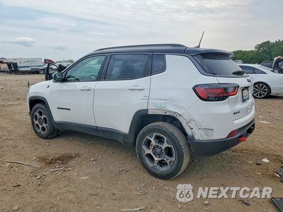 Drugie zdjęcie samochodu z przodu: 2022 JEEP COMPASS TRAILHAWK VIN:3C4NJDDB3NT156923 - miniatura