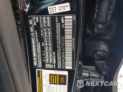 Zdjęcie 13 z 13 samochodu: 2016 MERCEDES-BENZ GLE 350 VIN:4JGDA5JB4GA798336 - miniatura