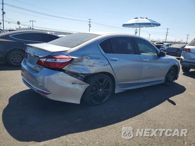 Trzecie zdjęcie samochodu z tyłu: 2017 HONDA ACCORD SPORT VIN:1HGCR2F58HA302712 - miniatura