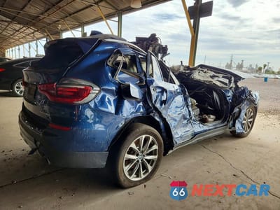 Trzecie zdjęcie samochodu z tyłu: 2019 BMW X3 SDRIVE30I VIN:5UXTR7C53KLE94408 - miniatura