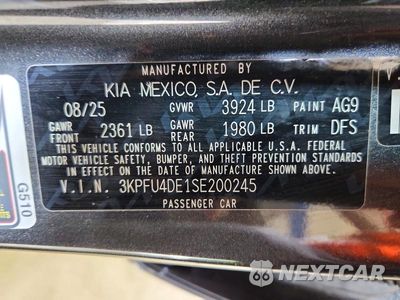 Zdjęcie 12 z 12 samochodu: 2025 KIA K4 EX VIN:3KPFU4DE1SE200245 - miniatura