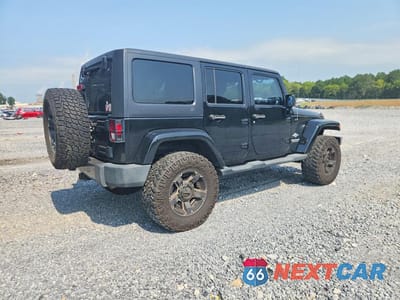 Trzecie zdjęcie samochodu z tyłu: 2014 JEEP WRANGLER UNLIMITED SPORT VIN:1C4BJWDG0EL218154 - miniatura