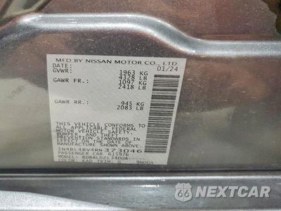 Zdjęcie 12 z 12 samochodu: 2024 NISSAN ALTIMA S VIN:1N4BL4BV4RN373046 - miniatura