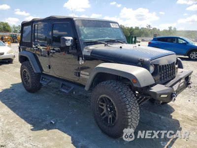 Czwarte zdjęcie samochodu z boku: 2014 JEEP WRANGLER UNLIMITED SPORT VIN:1C4BJWDG6EL208356 - miniatura