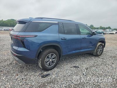 Trzecie zdjęcie samochodu z tyłu: 2026 CHEVROLET TRAVERSE LT VIN:1GNERGKSXTJ171542 - miniatura