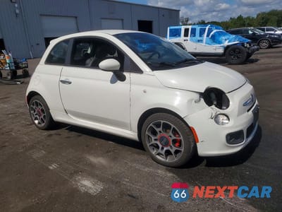Czwarte zdjęcie samochodu z boku: 2013 FIAT 500 SPORT VIN:3C3CFFBR4DT629221 - miniatura