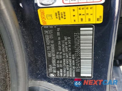 Zdjęcie 12 z 12 samochodu: 2006 BMW 530 XIT VIN:WBANN73586CN02573 - miniatura
