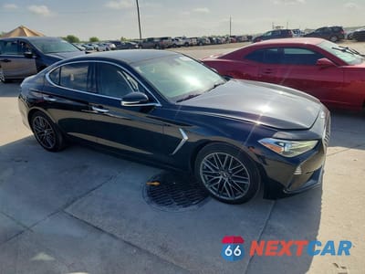 Czwarte zdjęcie samochodu z boku: 2019 GENESIS G70 ELITE VIN:KMTG34LA9KU012842 - miniatura