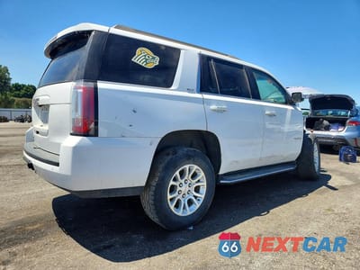 Trzecie zdjęcie samochodu z tyłu: 2020 GMC YUKON SLT VIN:1GKS2BKC3LR215558 - miniatura