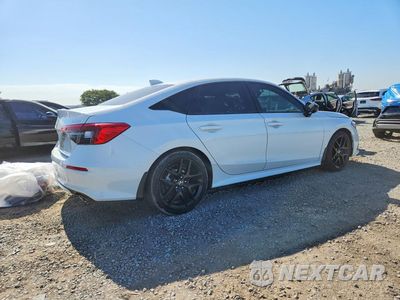 Trzecie zdjęcie samochodu z tyłu: 2022 HONDA CIVIC SPORT VIN:2HGFE2F57NH606278 - miniatura