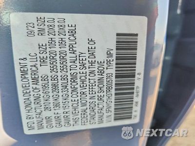 Zdjęcie 12 z 12 samochodu: 2024 HONDA PILOT SPORT VIN:5FNYG1H37RB005763 - miniatura