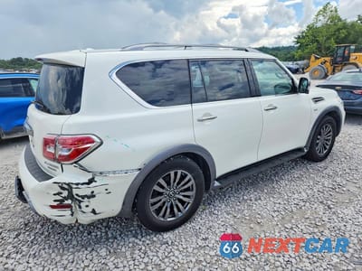 Trzecie zdjęcie samochodu z tyłu: 2018 NISSAN ARMADA PLATINUM VIN:JN8AY2NE2J9735240 - miniatura