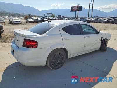 Trzecie zdjęcie samochodu z tyłu: 2012 DODGE AVENGER SE VIN:1C3CDZAB7CN324581 - miniatura