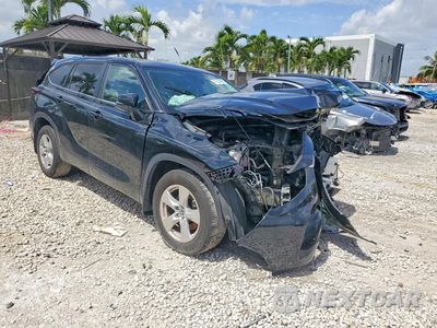 Czwarte zdjęcie samochodu z boku: 2024 TOYOTA HIGHLANDER LE VIN:5TDKDRAH2RS540062 - miniatura