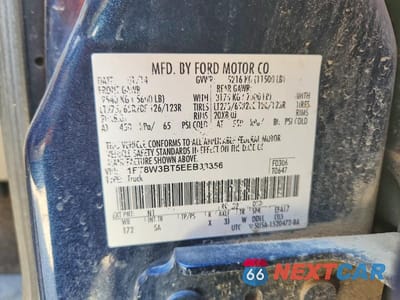 Zdjęcie 13 z 13 samochodu: 2014 FORD F350 SUPER DUTY VIN:1FT8W3BT5EEB33356 - miniatura