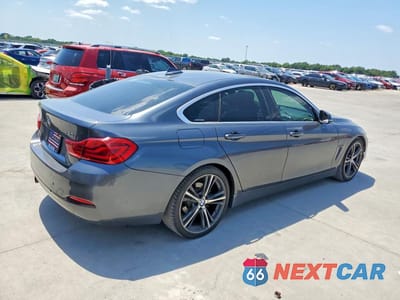 Trzecie zdjęcie samochodu z tyłu: 2018 BMW 430I GRAN COUPE VIN:WBA4J1C53JBM11441 - miniatura