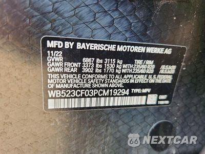 Zdjęcie 13 z 13 samochodu: 2023 BMW IX XDRIVE50 VIN:WB523CF03PCM19294 - miniatura