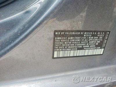 Zdjęcie 12 z 12 samochodu: 2022 VOLKSWAGEN JETTA SE VIN:3VWEM7BU2NM010338 - miniatura