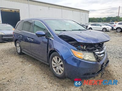 Czwarte zdjęcie samochodu z boku: 2015 HONDA ODYSSEY EXL VIN:5FNRL5H69FB103965 - miniatura